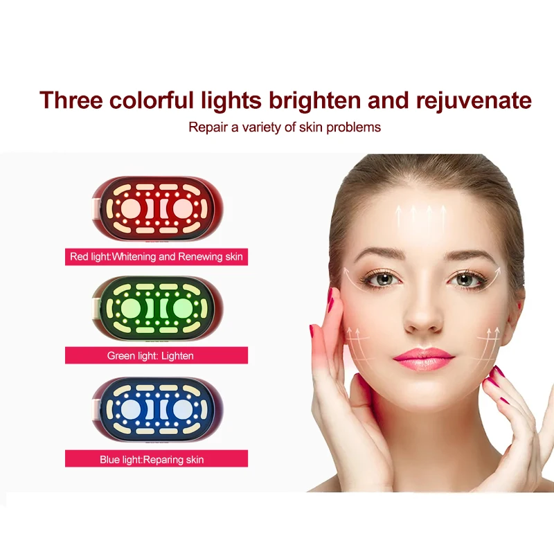 Ekskluzywny masażer do twarzy i szyi z funkcją liftingu, masażer do twarzy, pielęgnacja skóry, reduktor zmarszczek, narzędzia kosmetyczne, urządzenie do liftingu szyi