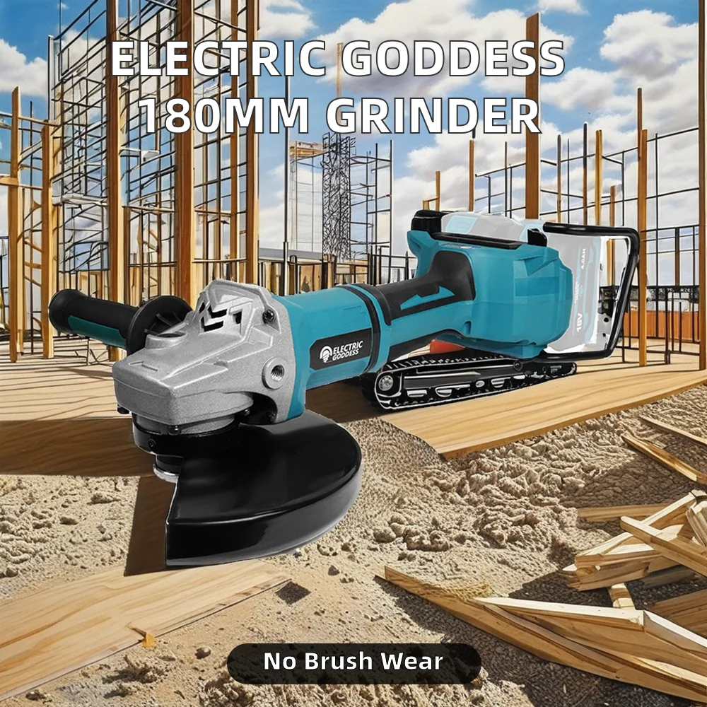 Mata 18v Electric Muse Professional Industrial 180mm Brushless Battery Cordless Metal Cutter Electric Angle