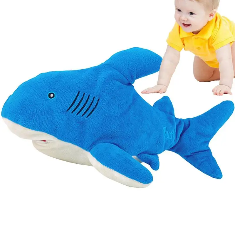 Singing Shark Toy Interesting Animal Shark Doll Singing Rechargeable Plush Musical Stuffed Shark For Toddler Girls And Kids