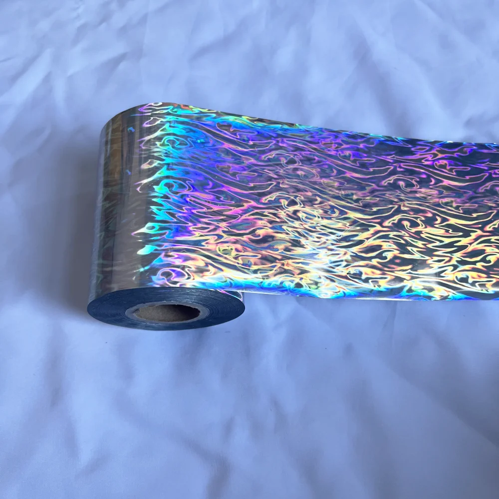 

Термотрансферная пленка с узором «Огненный шлейф» для лазерной горячей штамповки, цветная, для рыболовных приманок, искусственных жестких наживок, аксессуаров для рыбалки, 120 м