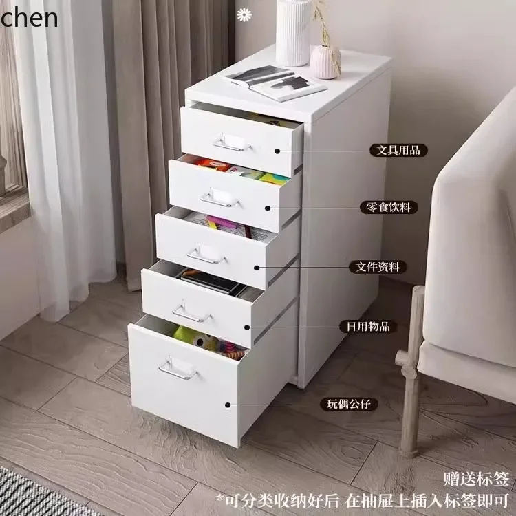 Drawer Storage Iron Art Multi-layer Storage Cabinet Classification Gap Thickened Drawer Cabinet