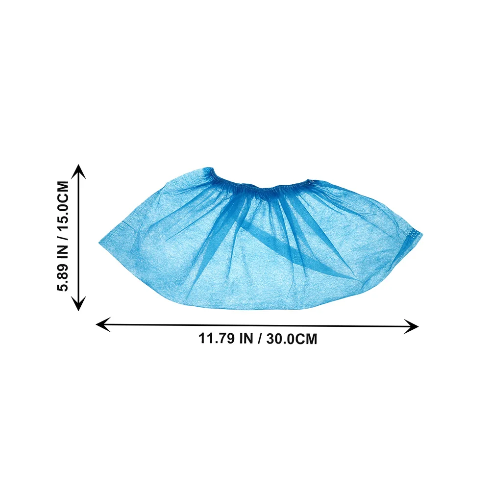 

50pcs Disposable Non Slip Plastic For Home Office Thickened Waterproof Indoor Shoe Universal Boot Covers Anti Skid Shoe
