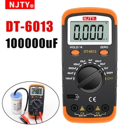 Professional Digital Capacimeter 6000 counts Capacitor Capacity Meter Lcr Tester 100000uF Capacitor High Precision Multimeter