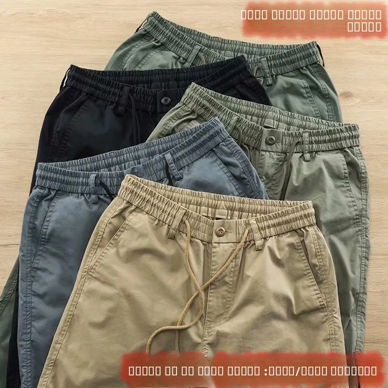 

Мужские рабочие брюки из хлопка, износостойкие, свободного кроя, осенние, больших размеров, для защиты труда, повседневные, свободные, хлопковые