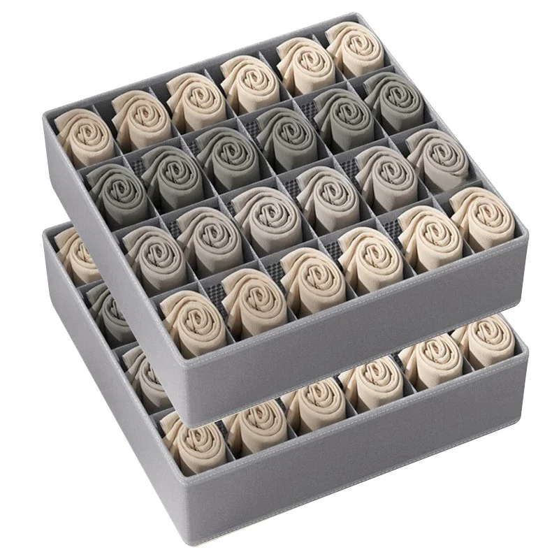 

Sports Bra Underwear Organizer Storage Box Panties Socks Storage Boxes Wardrobe Clothes Organizer Cabinet Drawers Separator Box