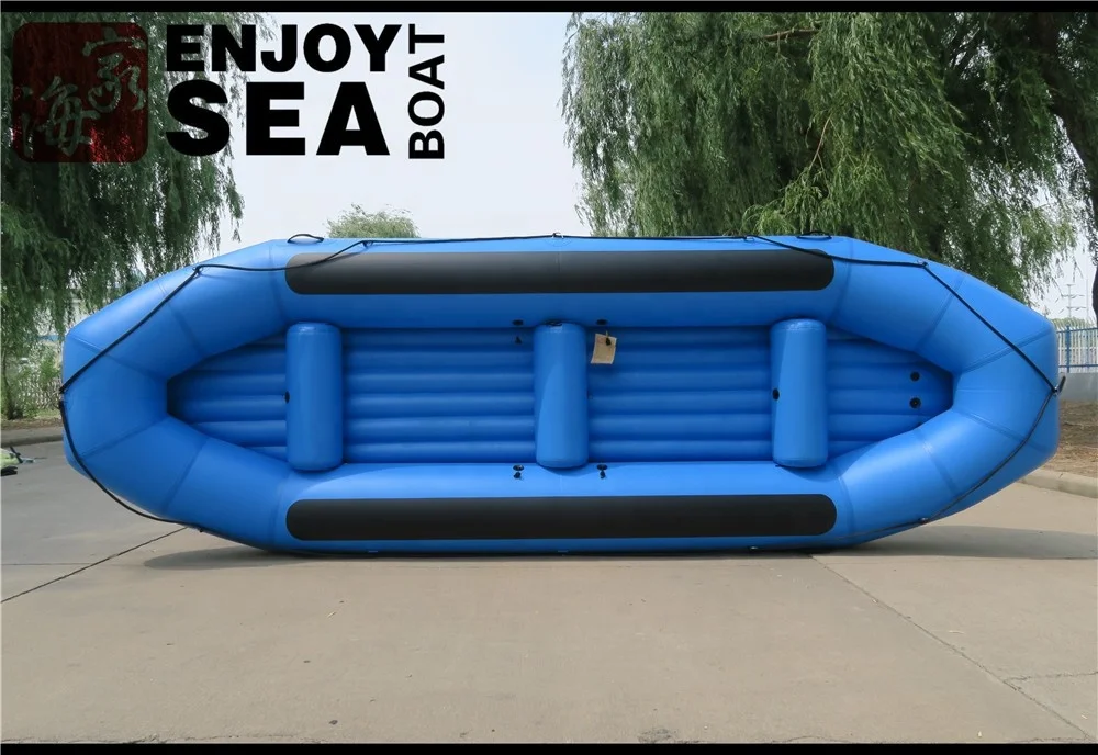 6-10m 20-Person Large PVC Inflatable Passenger Boat, CE Certified Power Component For Commercial Water Activity view 3