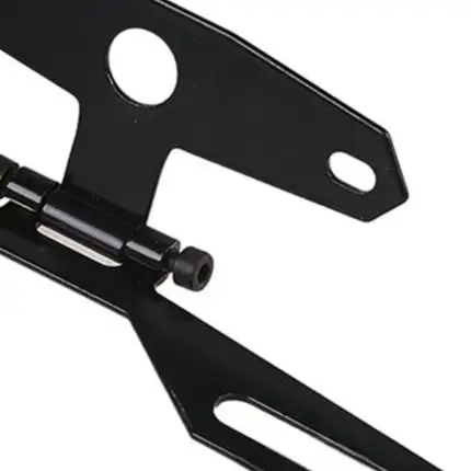 Foldable Metal Motorcycle Tail Light Bracket License Plate Holder Mounting Kit For Most Bike Models Accessories Small