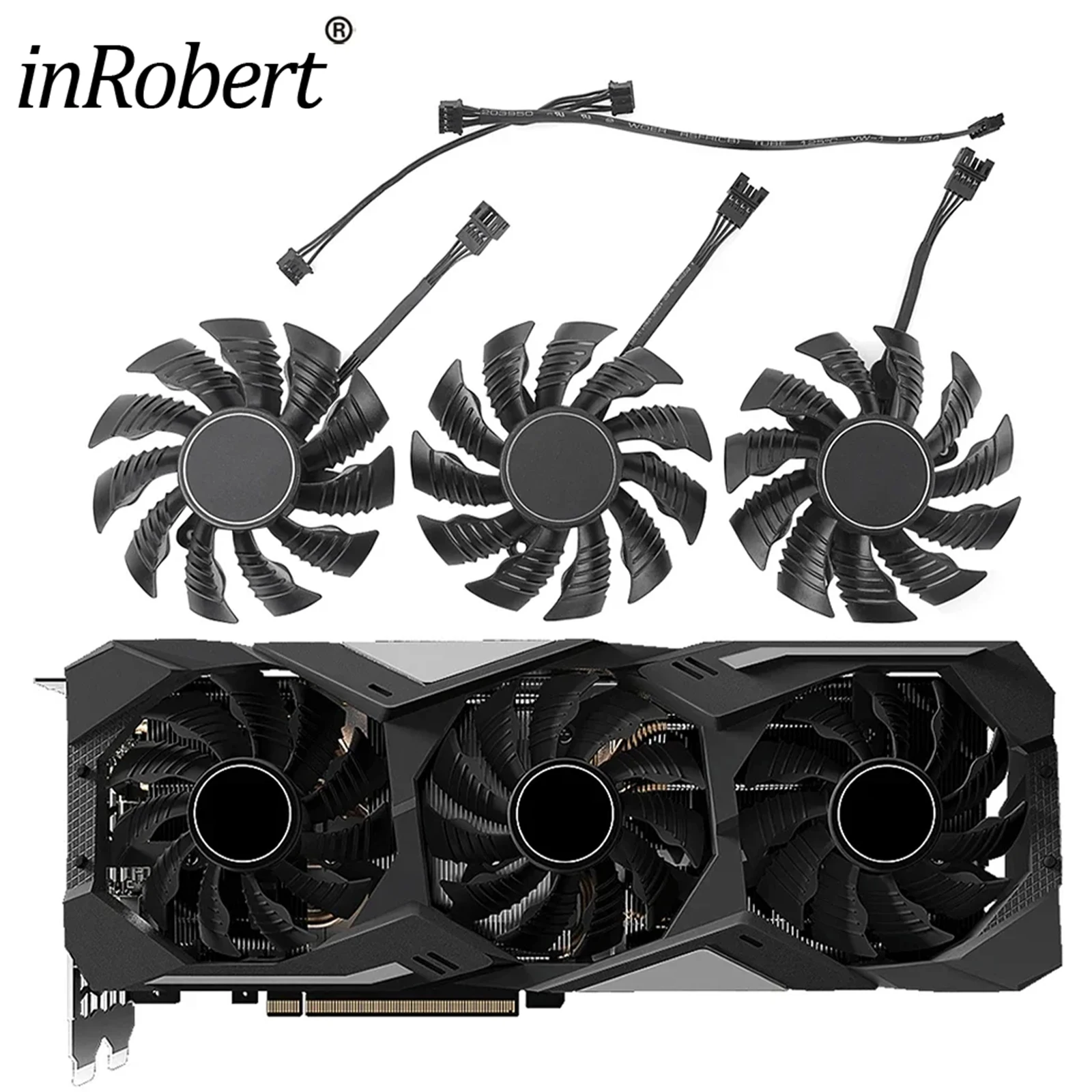 New 82MM T128015SU PLA09215S12H Cooler Fan Replacement For Gigabyte GeForce RTX 2070 2080 SUPER RTX 2080Ti Graphics Video Card