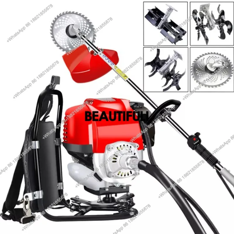 Hot Sale Price Petrol Multipurpose Grass Cutter Machine Lawn Mower For Grass Cutting Grass Mower