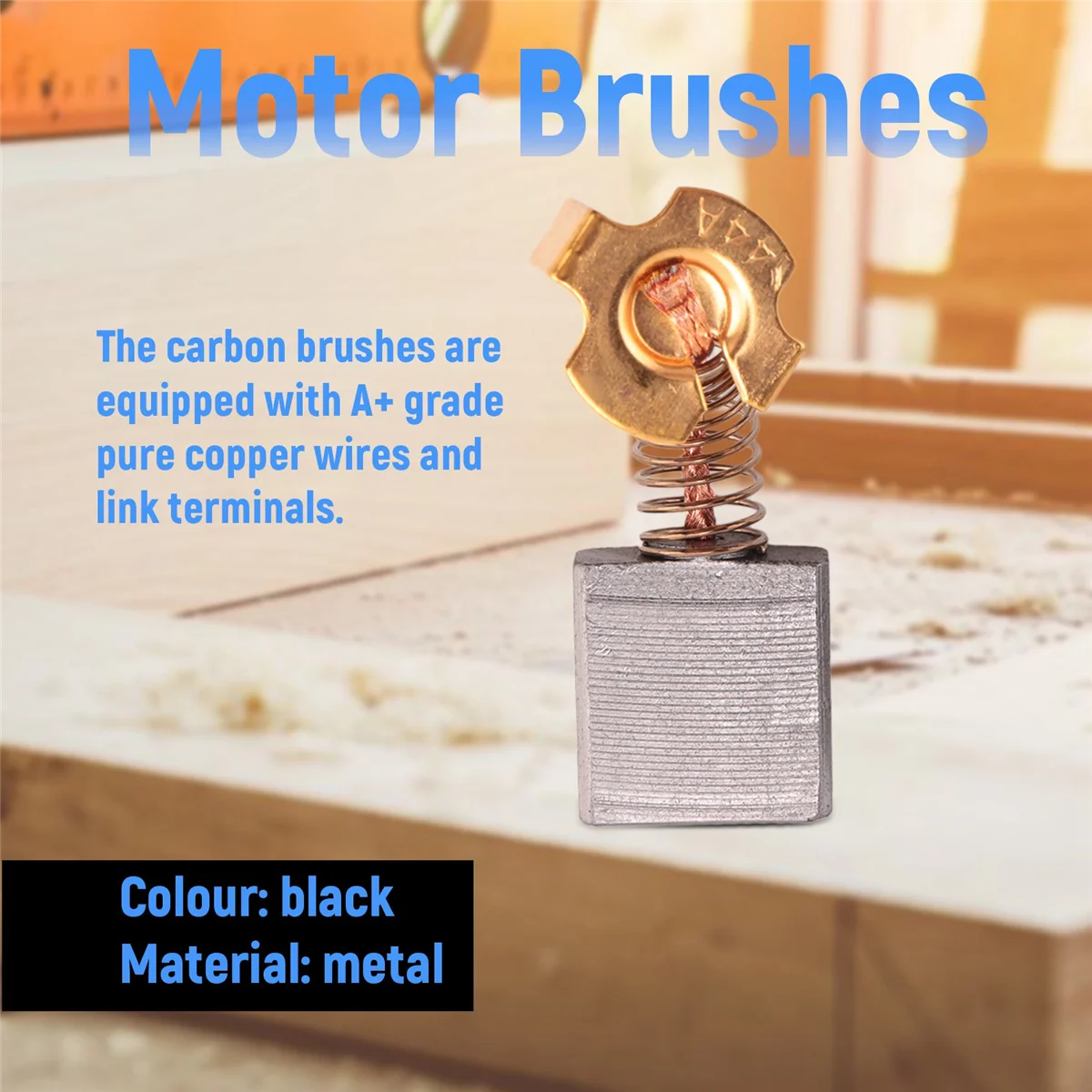 Щетки с угольным двигателем RYOST, совместимые с торцовочной пилой Dewalt D24000/DW713, раздвижной настольной пилой, запасная часть для электроинструмента