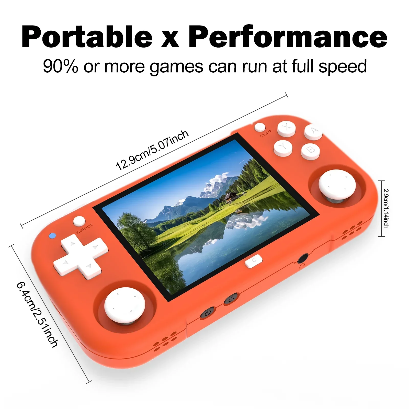 Ampown XU MINI M Handheld Game Console 2.8'' Screen Linux OS MINIM Retro Simulator Video Player Portable Console Children Gifts