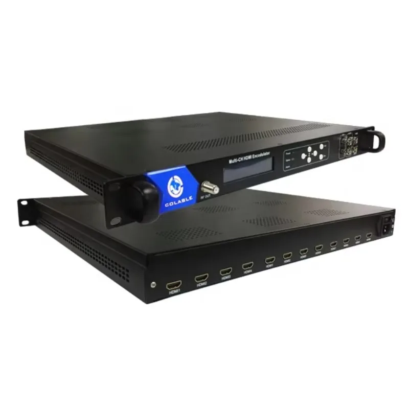 Top Selling 8 Ch 16 Ch 24 Ch  HD  Encoder Modulator ASI  IP Stream  Convert to  RF Modulator DVB-C DVB-T ATSC ISDB-T COL5011H