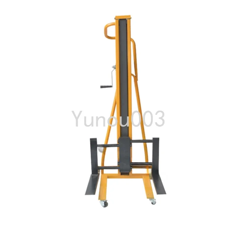 Manual Lift Forklift Light Small Forklift Handling Small Portable Lift Truck Hand-cranked Stacker