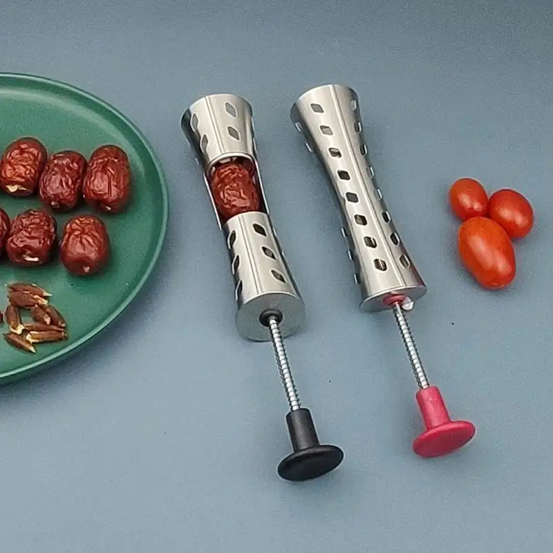 【MA】Jujube Corer Reused Convenient Anti-slip Cozy Grip Denucleator For Home Baking Healthy Snack Making Tool