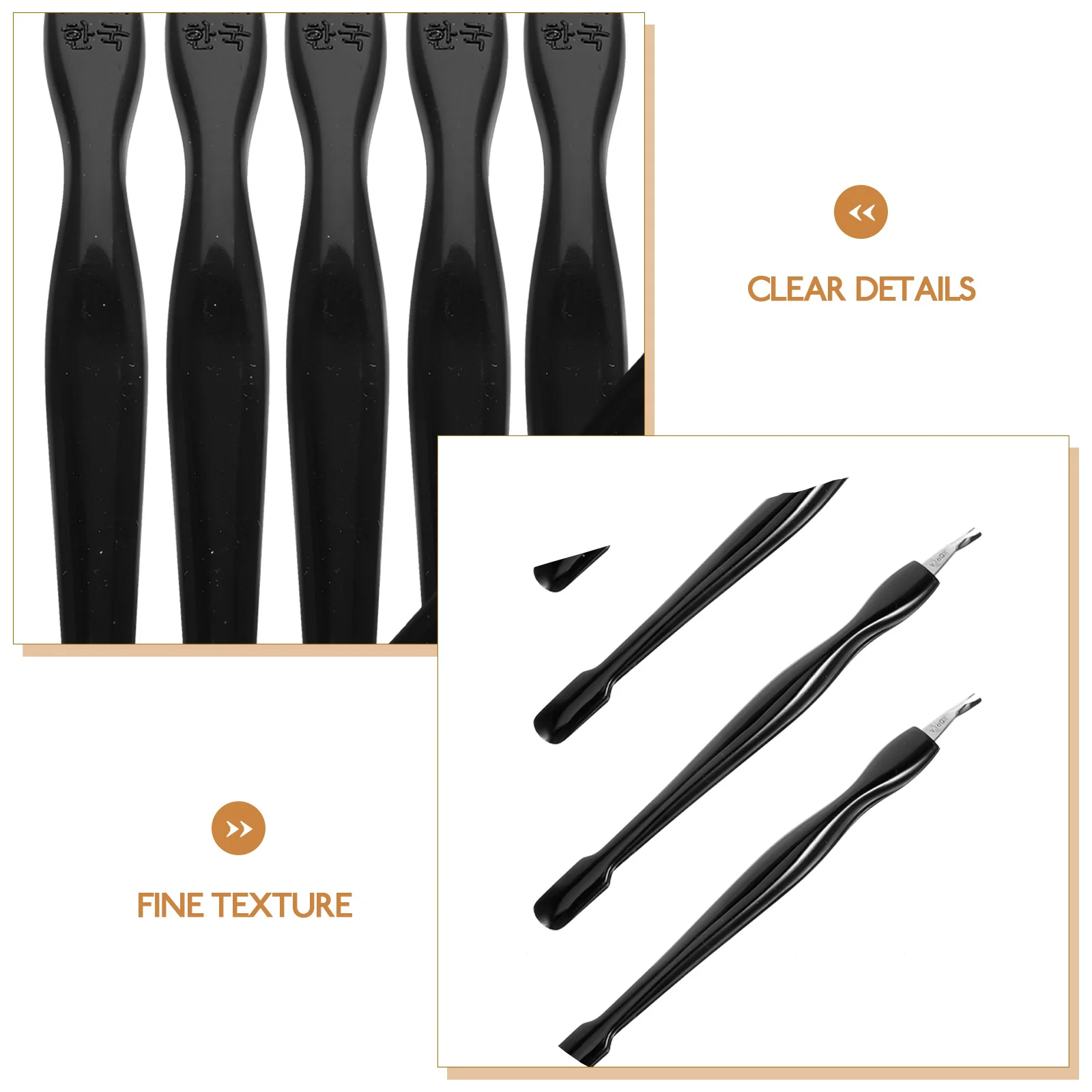 

10Pcs Cuticle Pusher Stainless Steel Nail Cuticle Remover Tools Dead Skin Trimmer Nail Cleaner Manicure Tools Manicure Supplies