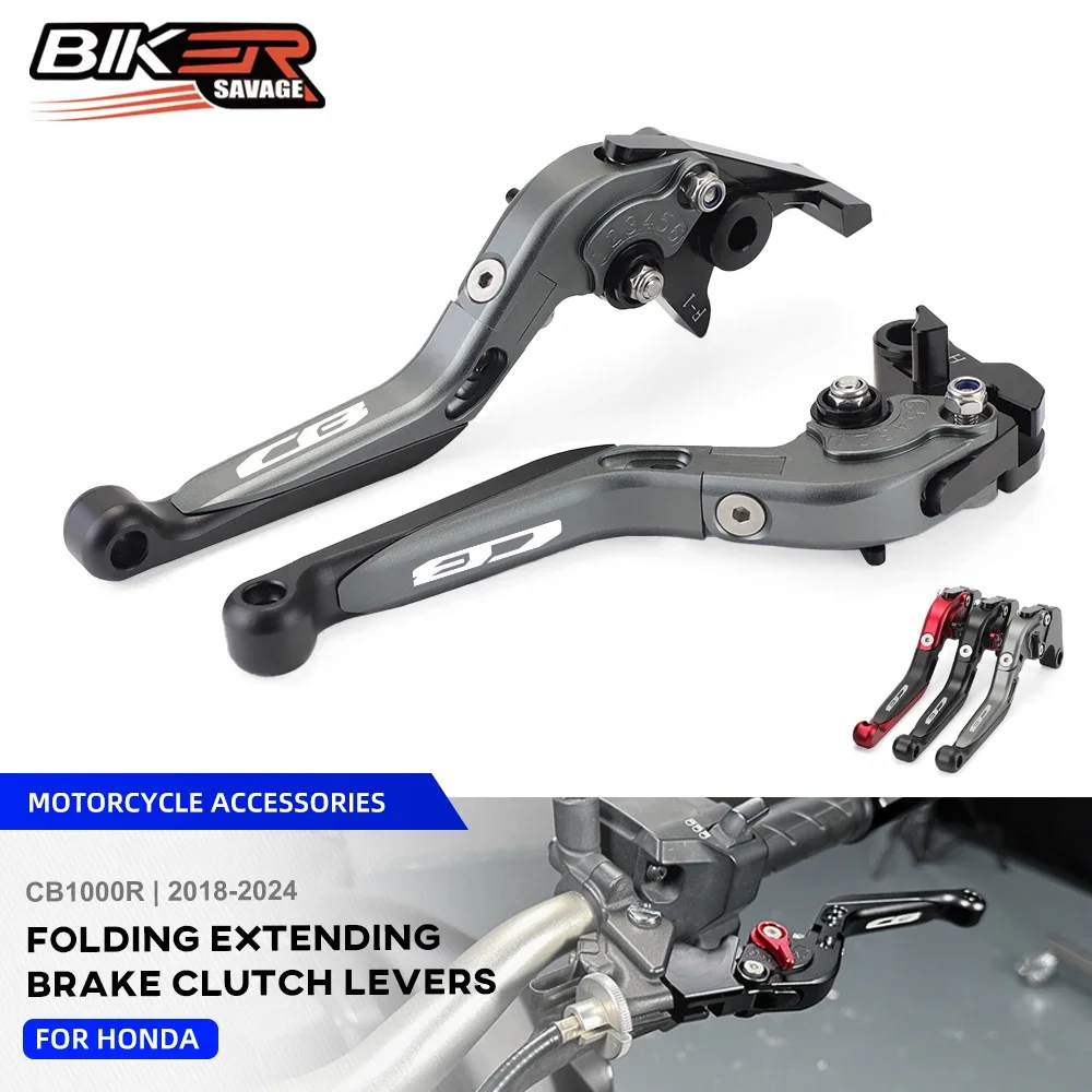 

Brake Clutch Levers For Honda CB1000R 2018-2024 CNC Adjustable Folding Extendable Front Control Handles Motorcycle Accessories