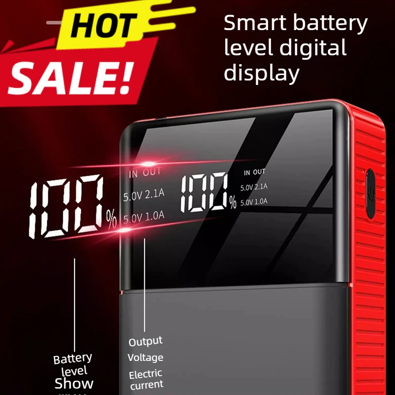 

For Car Emergency Starting Power Supply, Power Bank, 12V Car Starter, Inflation Pump, Intelligent and Portable