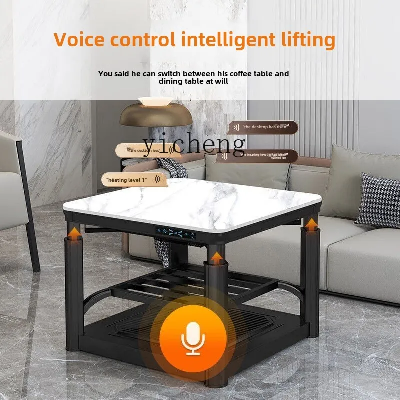 XL lifting electric heating table heating table electric stove household fire table living room multi-function