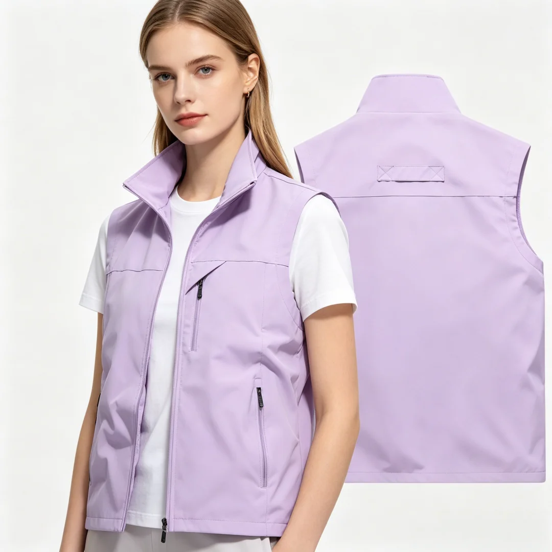 Printing LOGO Spring New Style Multi-Pocket Mesh Men's Vest Outdoor Casual Photography Fishing Casual Vest Jacket Printing LOGO