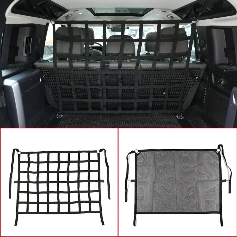 For Land Rover Defender 110 2020-24 Black Trunk Pet Security Fence Pet Dog Barrier Security Network Hanging Nets Car Accessories