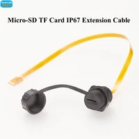​ ​ IP67 ​ Cable de extensión Micro-SD resistente al agua, extensor flexible para tarjeta Micro SD TF, Cable FPC para exteriores, ranura para tarjeta de memoria Micro SD TF