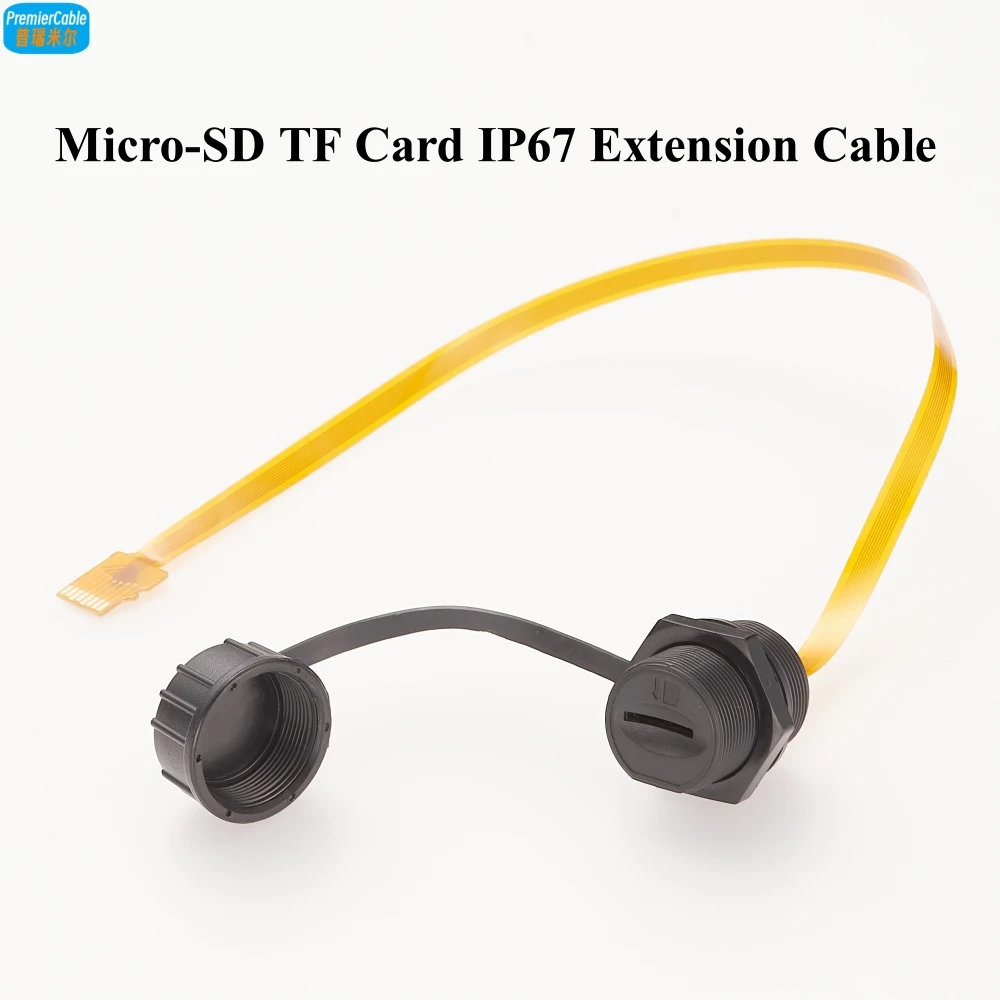 ​ ​ IP67 ​ Wodoodporny przedłużacz Micro-SD Karta Micro SD TF Flex Extender Kabel FPC Zewnętrzne gniazdo karty pamięci Micro SD TF
