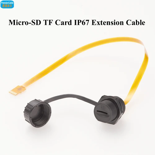 ​ ​ IP67 ​ Cable de extensión Micro-SD resistente al agua, extensor flexible para tarjeta Micro SD TF, Cable FPC para exteriores, ranura para tarjeta de memoria Micro SD TF