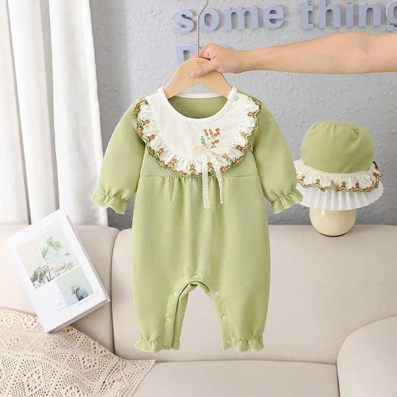 

Children's Clothing 2022 Autumn New Baby Onesie Baby Long-sleeved Spring and Autumn Hooded Romper