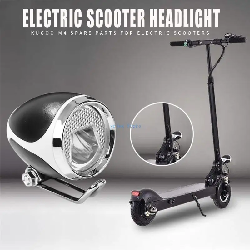 583d 10 "Scooter eléctrico para lámpara cabeza Luz delantera E-scooter para Kugoo Kick Scoot