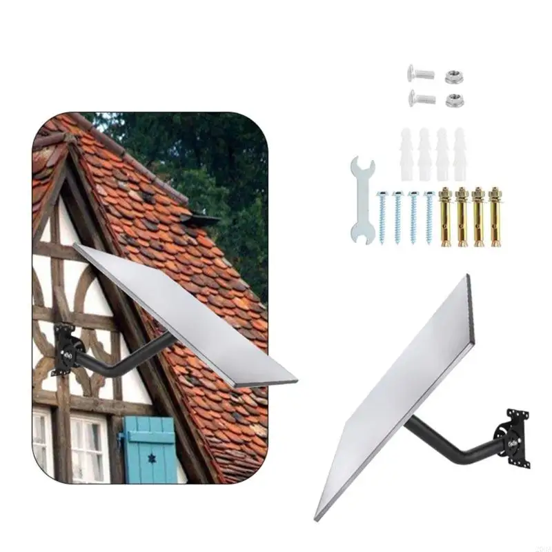 أقواس القمر الصناعي الدقيقات السهل التثبيت القابل للتعديل في الهواء الطلق حامل القمر الصناعي حامل المعدن لمستقبل Gen3 203A