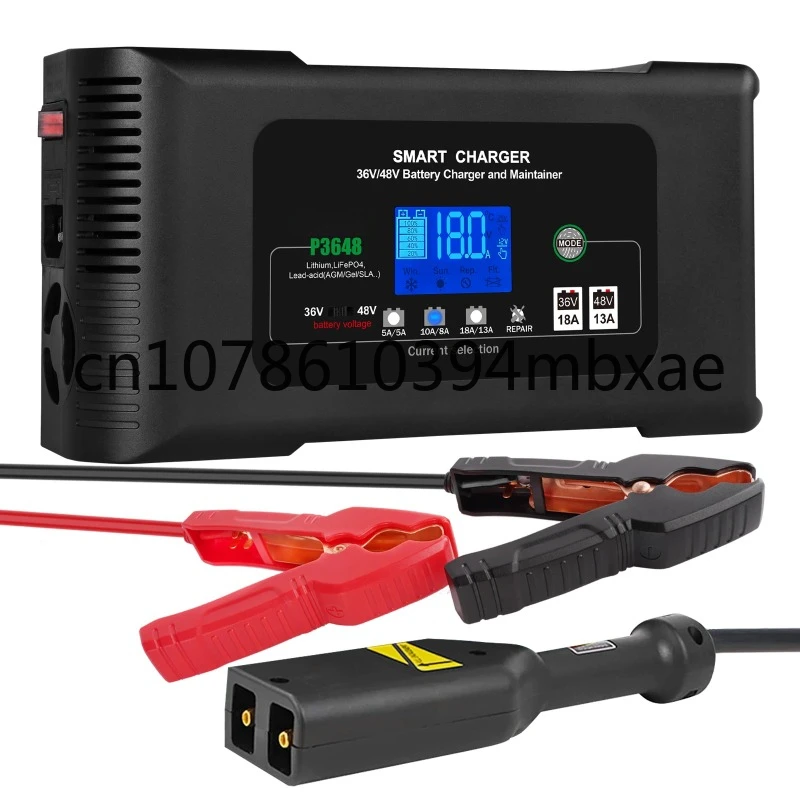 car battery chargers 36V 18A 48V 13A universal pulse Repair Trickle lead acid battery charger for heavy duty