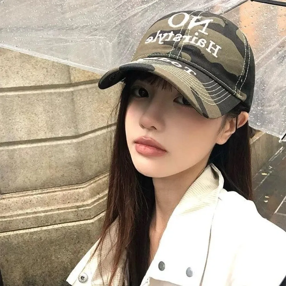 

Trendy Cotton Baseball Cap Vintage Adjustable Sunscreen Hats Casual Versatile Dad Hat Outdoor Sports