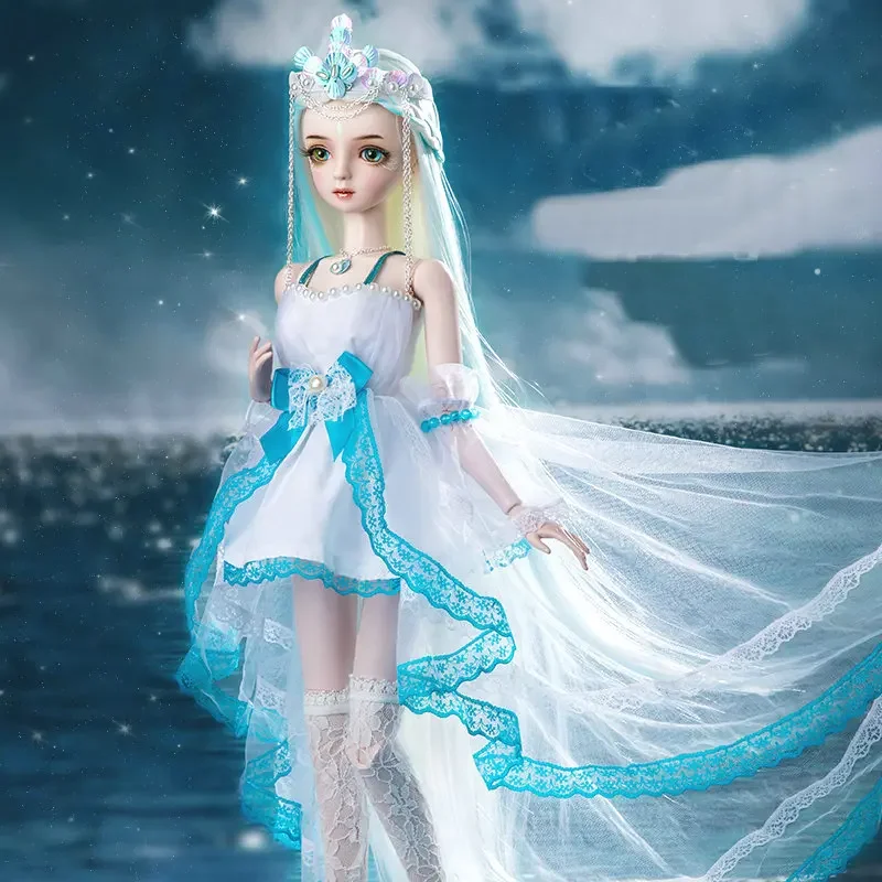 

60 см ручная роспись для макияжа стеклянные глаза сказка принцесса шаровые куклы большая ручная работа 1/3 Bjd кукла полный набор игрушек для девочек подарок