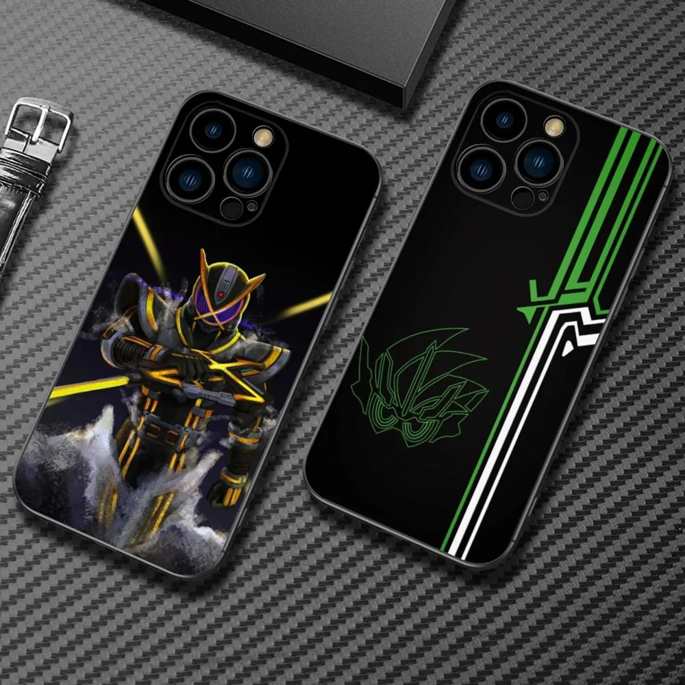 Masked Rider Kamen Rider Phone Case For iPhone15,14,13,12 Mini 11 Pro XR,X,XS,MAX 7,8 Plus Silicone Cover Soft Black