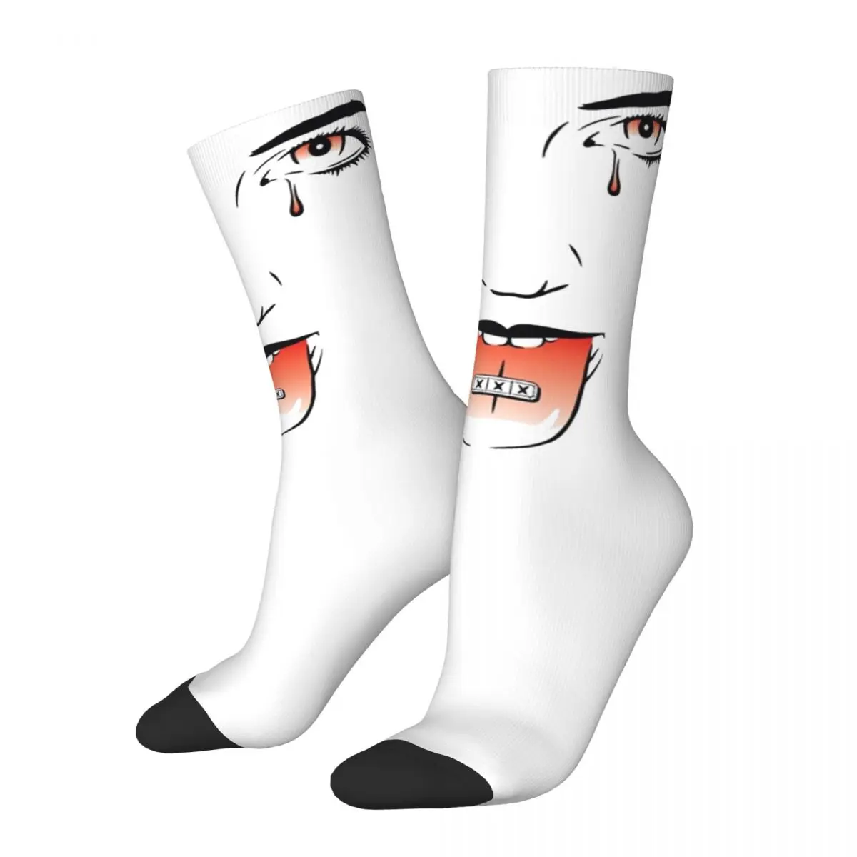 Cool Danny Brown Rapper Design Theme Cozy Crew Socks Product All Seasons Scaring The Hoes Soft Middle Tube Socks Sweat Absorbing