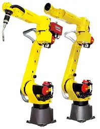 Trilho de guia linear robótico para robô de soldagem Fanuc ARC Mate 120iD Solução para linha de trabalho de robô de soldagem a arco