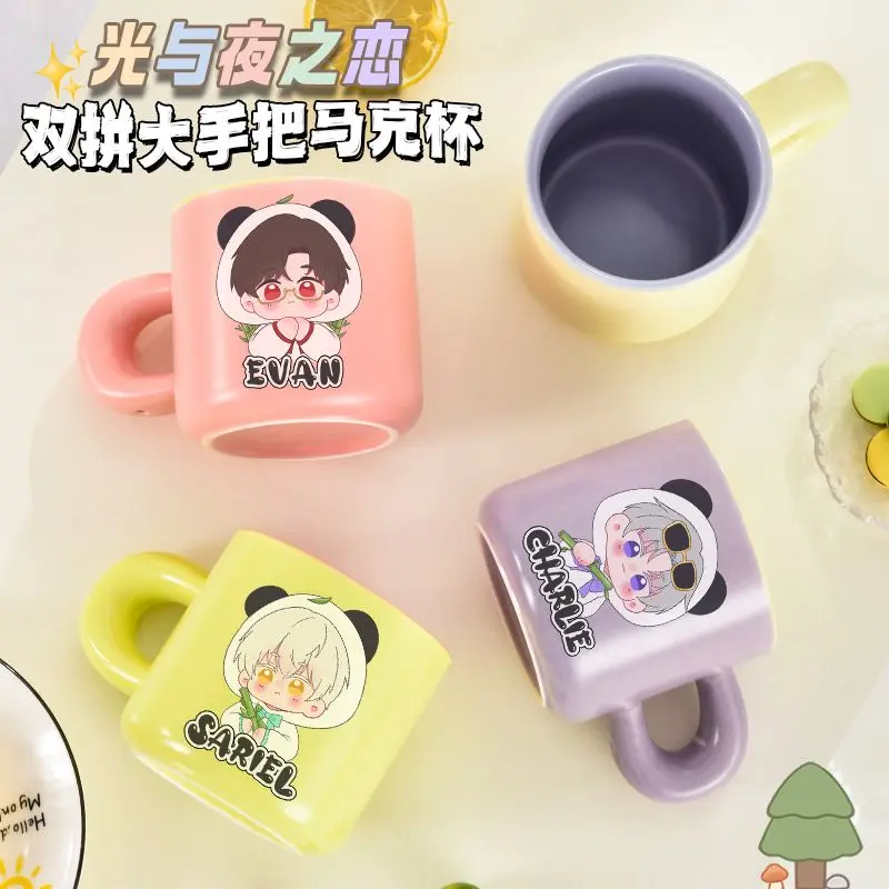 

Game Light and Night Anime Cos Osborn Evan Sariel Jesse Charlie 2025 Cartoon Print 9x8.5cm Heat Transfer Ceramic Mug Prezzie