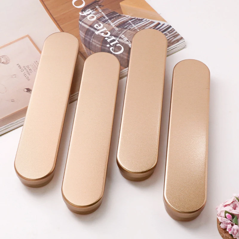 17x2cm Black Metal Pen Box High Quality Protection Box For Fountain Pen Pencils Stationery Gift Box Office School Supplies