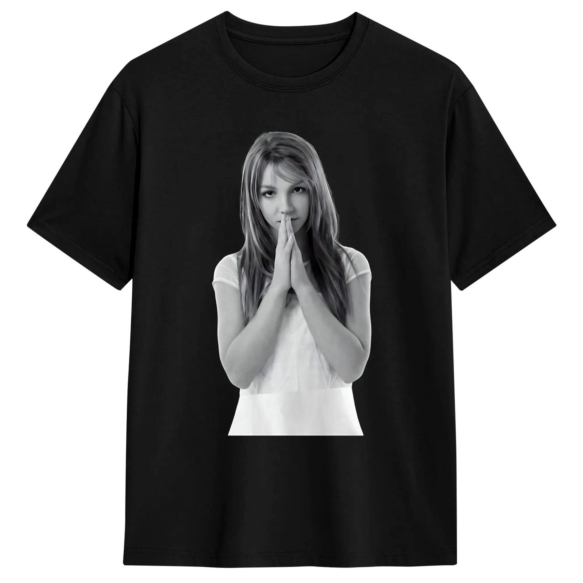 Camiseta Vintage de la Cantante de Playa Britney Spears, Camisetas de Ocio de Algodón para Hombre, Impresión Increíble, Ropa de Manga Corta