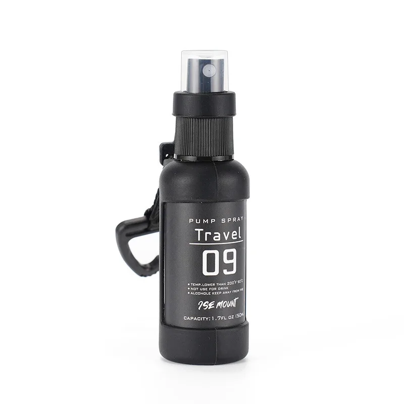 ISE MOUNT Outdoor 50ml Spray Bottle Portable Hangable Mosquito Repellent Sealed Leak-proof Water Bottle Alcohol Separate Bottle view 5