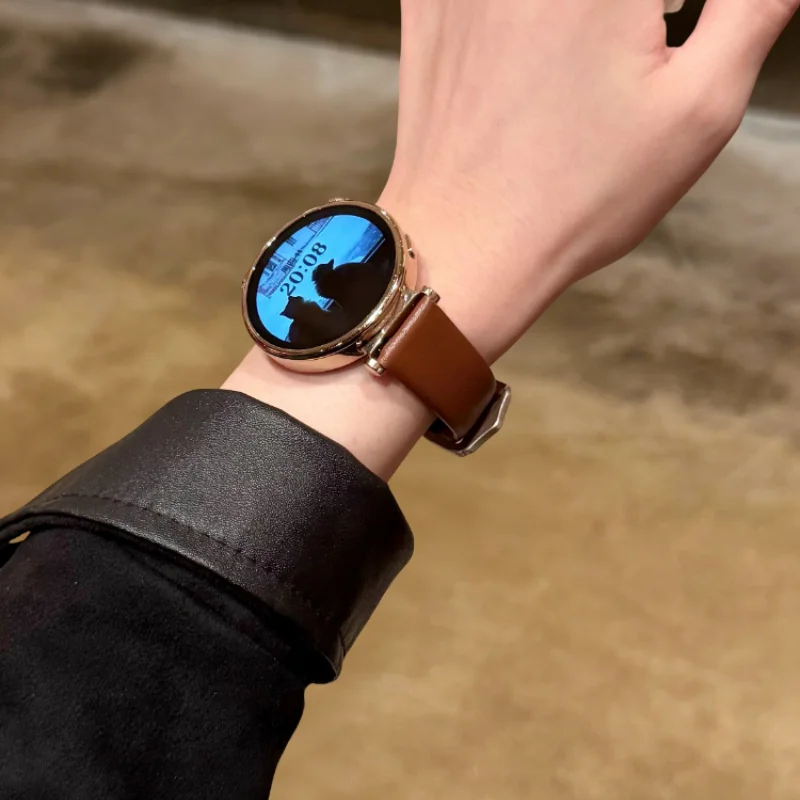 

Fine leather strap suitable for HW Watch Fit3/Fit4 straps and HW Band 8/9/10NFC handmade straps