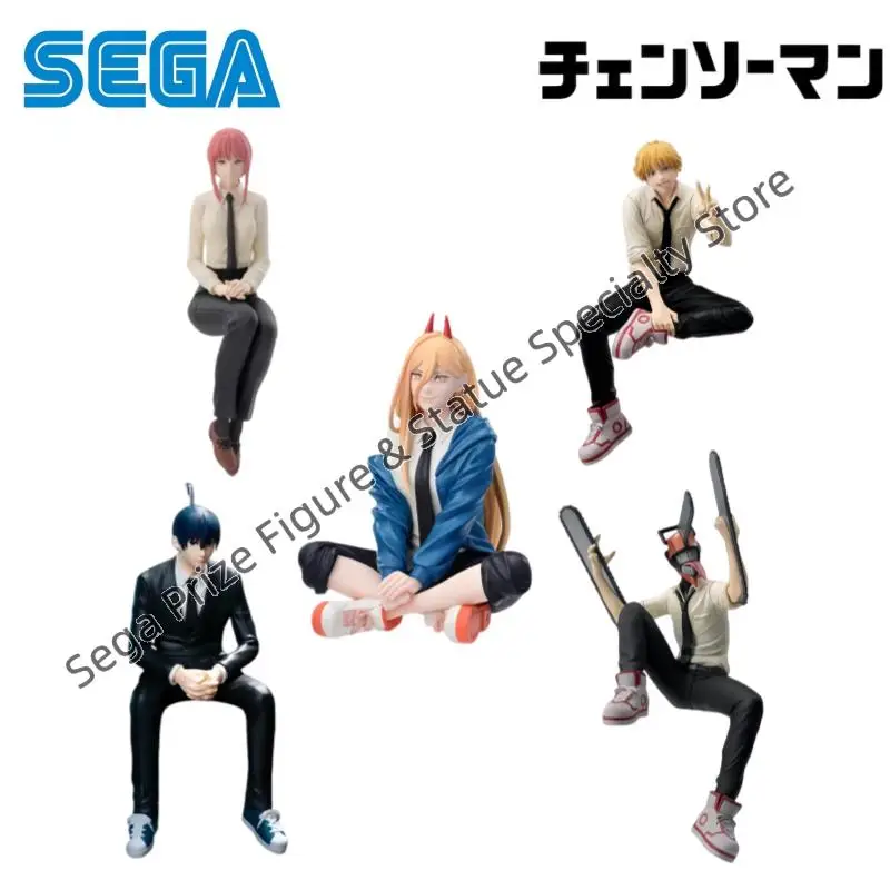 Sega In Stock Original Box Garage Kit Model Chainsaw Man Power Denji Makima Hayakawa Aki Anime Characters Action Figure Statue
