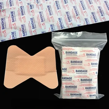 50 ชิ้น/เซ็ตปลายนิ้ว Dressing Band Aid PE ผิวสีแผลป้องกัน Patch พลาสเตอร์กีฬากลางแจ้งผ้าพันแผลกาว