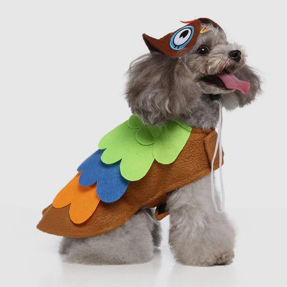 

1Set Halloween Dog Clothes Owl Design Pet Costume Soft Breathable Puppy Outfit Perfect for Festival Party Cosplay