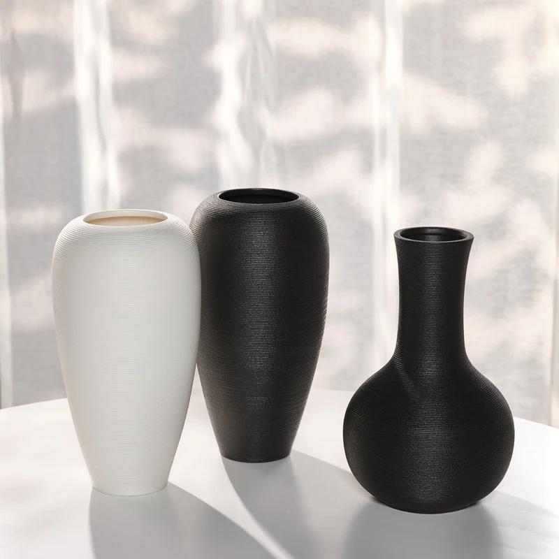 

Ceramic vase - modern and minimalist decorative dried flower, fresh flower arrangement, flower holder