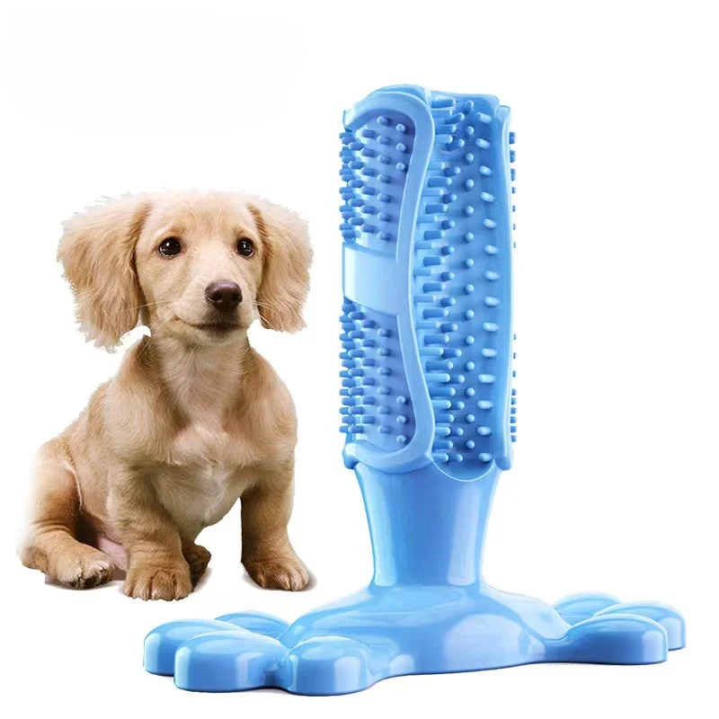 Dog Toothbrush Bite Resistant Chew Toys for Small Large Dogs Outdoor Interactive Improve IQ Dog Teeth Cleaning Pet Supplies