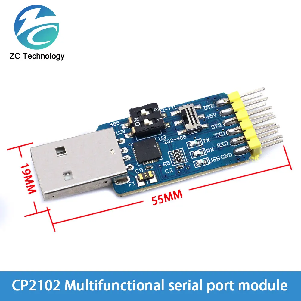 CH340 module USB to TTL CH340G upgrade download a small wire brush plate STC microcontroller board USB to serial instead PL2303