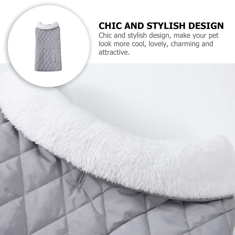 

Warm Pet Dog Clothes Soft Comfortable Puppy Outfit Breathable Stylish Winter Supplies Warmth Coat Pet Clothes Puppy Outfit