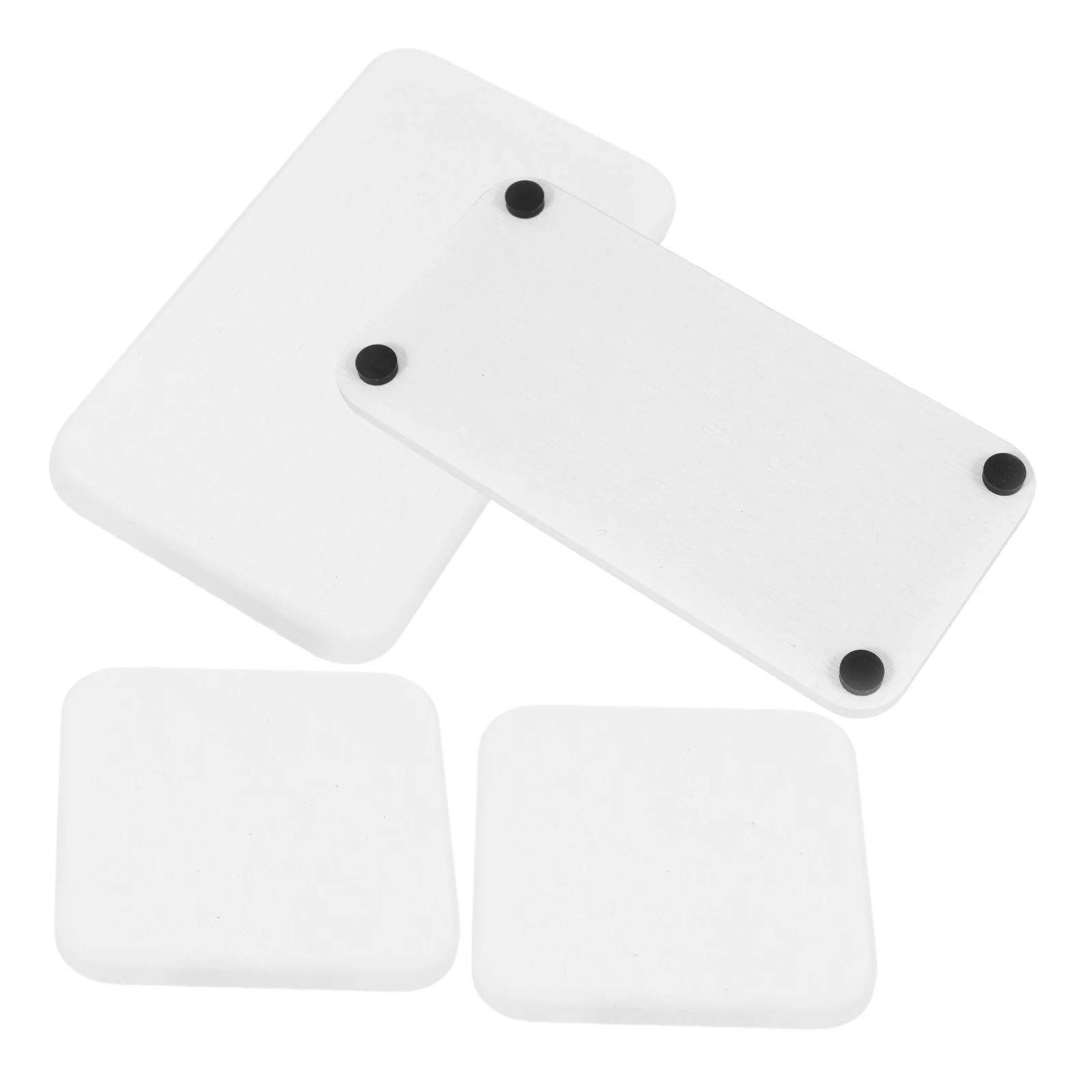 

4Pcs Diatomite Absorbent Coaster Instant Dry Sink Organizer Bathroom Cup Holder Waterproof Countertop Pad Instant Dry Cup Holder