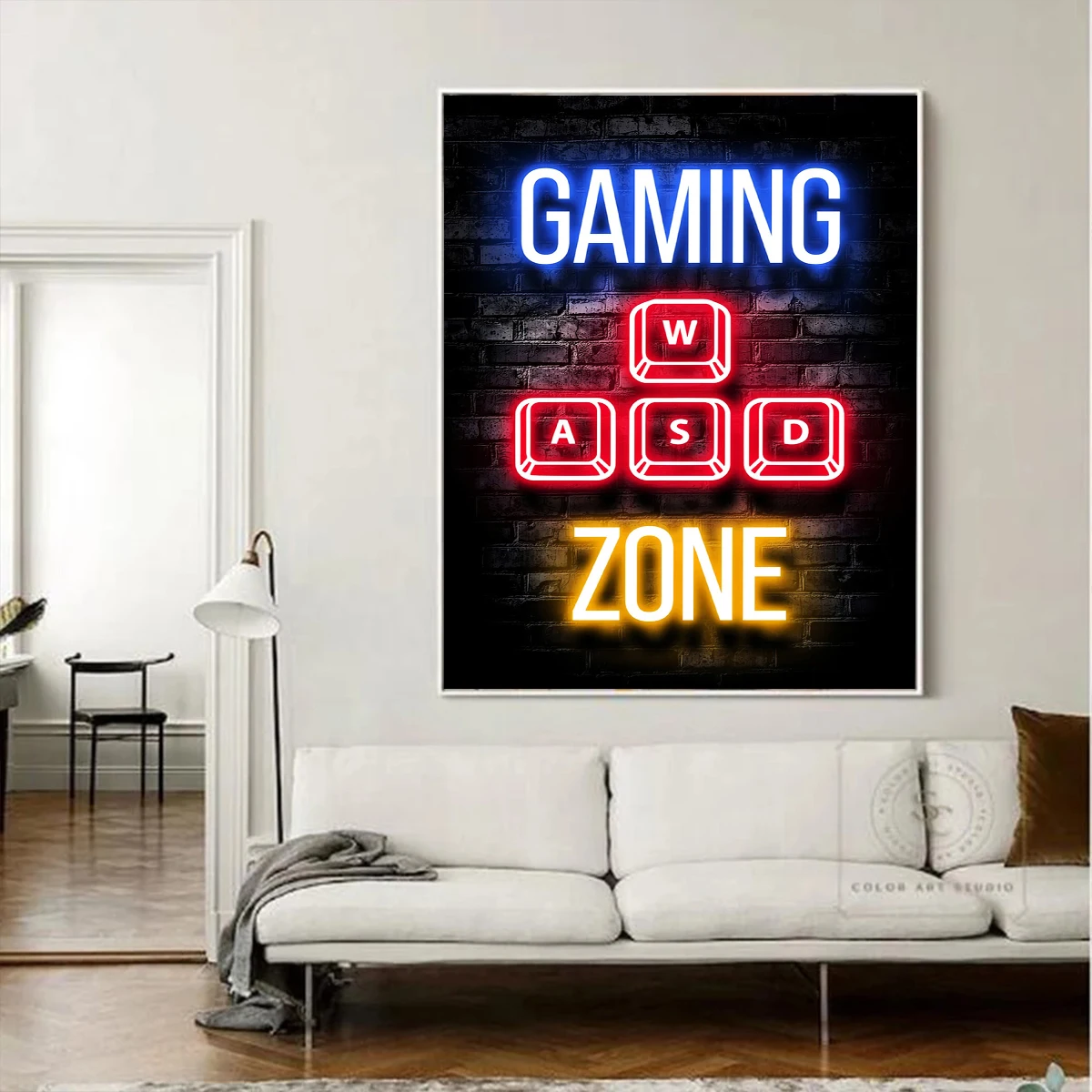 Gaming Enthusiast Exclusive Decorative Poster Ideal for Esports Room Internet Cafe Game Theme Bedroom Wall Art Painting